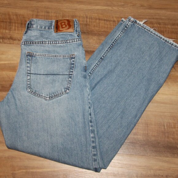 Men's SIZE 32x32 Bullhead VTG Y2K Bootcut Jeans - Picture 1 of 8